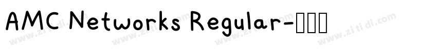 AMC Networks Regular字体转换